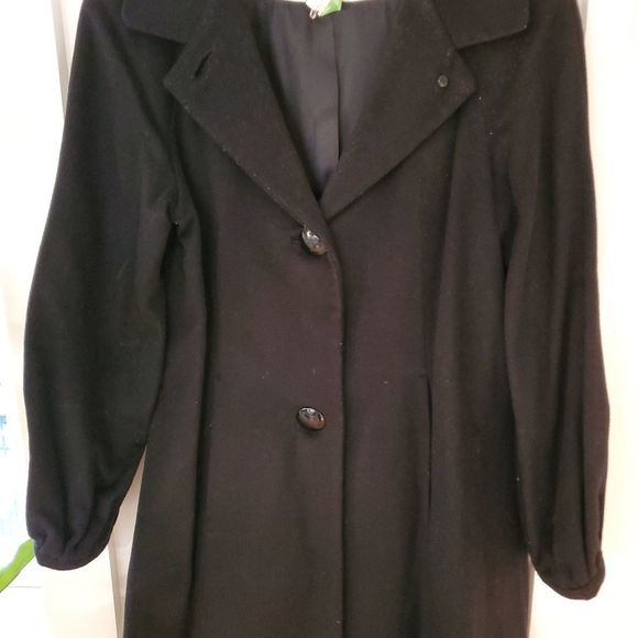Banana Republic Black Wool Coat - Picture 5 of 9